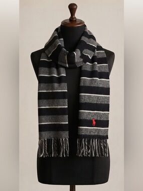 Polo Ralph Lauren Striped Lambswool Scarf